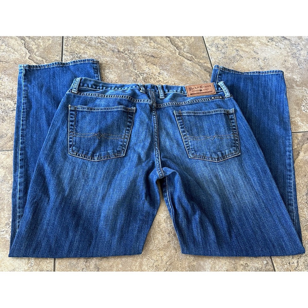 Lucky Brand 361 Vintage Straight Jeans Men's 34x32  Denim Pants Fit 35X31 - Picture 5 of 8